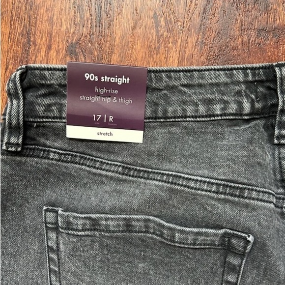 NWT Ava & Viv High Rise 90s Straight Jeans - Picture 4 of 5